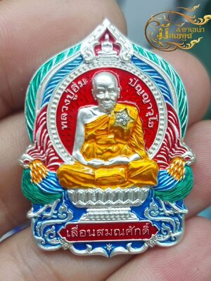 เหรียญนั่งพาน เลื่อนสมณศักดิ์ หลวงปู่อิ่ม วัดทุ่งนาใหม่ นครศรีธรรมราช