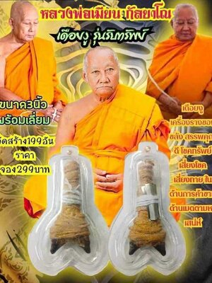 เดือยงู รุ่น รับทรัพย์ หลวงพ่อเมียน กัลยาโณ วัดจะเนียงวนาราม