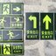 STICKER สติ๊กเกอร์ ป้ายทางออก เรืองแสง สีเขียว EXIT