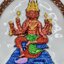 หลวงปู่มหาศิลา วัดพระธาตุหมื่นหิน พระพรหมเหนือดวง ลงยา ขาว KA1379