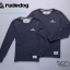 เสื้อยืดแขนยาวผู้หญิง rudedog รุ่น Basic (เบสิค) สีเทาเข้ม