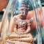 หลวงปู่บัว ถามโก วัดศรีบูรพาราม พระแก้วมรกต พร้อมเลี่ยม (AB5244)