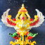 พญาครุฑ ราชันมหาเศรษฐี วัดครุฑธาราม อยุธยา ลงยา เต็มสูตร (KP6047)