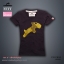 เสื้อยืดผู้หญิง Rudedog รุ่น NET สีเทาดิน