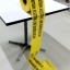 เทปฝังใต้ดิน สีเหลือง "CAUTION ELECTRIC LINE BURIED BELOW " กว้าง 15 ซม.(6นิ้ว) ยาว 305 เมตร