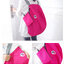 กระเป๋าเป้ backpack ผ้าร่มสีชมพูเข้ม แฟชั้นเกาหลี พับเก็บได้
