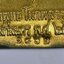 หลวงปู่หนุน วัดพุทธโมกพลาราม แผ่นภาพ รุ่นแรก หลัง แผ่นทองเหลือง ตอกโค้ด KA2821