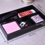 ถาดรีโมต เครื่องเขียน ถาดโรงแรม ถาดหนัง PU สีดำ ขนาด 31cm x 20cm x 4cm
