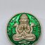 หลวงปู่มหาศิลา วัดพระธาตุหมื่นหิน พระปิดตาพังพระกาฬ โชคดี อัลปาก้า ลงยา KA2377
