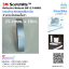 3M Scotchlite™ แถบผ้าสะท้อนแสง สีเทาเงิน Reflective Material 8912 FABRIC ( 3M แท้ )