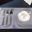 แผ่นรองจาน High grade PVC table mat สี Champagne ขนาด 30 x 45 cm จำนวน 4 แผ่นต่อ 1 ชุด