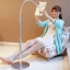 ขาตั้ง แท็บเล็ต , ขาตั้ง tablet stand แบบตั้งพื้น ปรับระยะ และดัดโค้งได้ สูง 1.75 เมตร