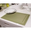 แผ่นรองจาน High grade PVC table mat สี Silver ขนาด 30 x 45 cm จำนวน 4 แผ่นต่อ 1 ชุด