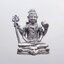 หลวงปู่หงษ์ วัดเพชรบุรี อ.ปราสาท จ.สุรินทร์ พระศิวะลอยองค์ เนื้อสัมฤทธิ์ ชุบซาติน (KP2663)