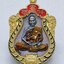 หลวงปู่เถิง วัดบ้านอาลัย ศรีสะเกษ เสมาเสือคาบแก้ว ลงยา หน้ากากนวะ AC2669
