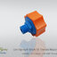 MARK-III Nozzle Body Thread 3/8" หัวฉีดพ่นน้ำอุตสาหกรรม พลาสติกโพลีโพรพิลีน