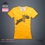เสื้อยืดผู้หญิง Rudedog รุ่น NET สีเหลือง