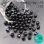 ลูกปัดอะคริลิกNo.223สีดำขุ่นขนาด 8mm./500กรัม