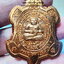 หลวงปู่แสน วัดบ้านหนองจิก เหรียญเสมาเต่า เศรษฐีรวยสมปรารถนา ลงยา (AB5831)