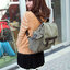 กระเป๋าเป้ backpack แฟชั้นเกาหลี ญี่ปุ่น สี น้ำตาลอ่อน Beige