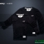 เสื้อยืดแขนยาว Rudedog รุ่น Liner สีดำ