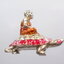 หลวงปู่พวง วัดเทพนรสิงห์(โคกตาสิงห์) ขี่เต่า รุ่น เจ้าสัว (AB2402)