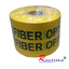 เทปฝังใต้ดิน สีเหลือง Print "CAUTION FIBER OPTIC CABLE BURIED BELOW" กว้าง 15 ซม.(6นิ้ว) ยาว (305 เมตร)