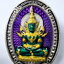 หลวงพ่อพัฒน์ วัดห้วยด้วน พระแก้วมรกต ฉลอง100 ปี ลงยา เนื้อเงิน (KA809)