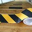 Anti slip tape เทปกันลื่น สีเหลืองดำ กว้าง 4" ยาว 18 เมตร ผิวหยาบ สำหรับติดบันได ทางเดิน ทางลาดเอียง