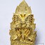 ครูบากฤษณะ อินทวัณโณ ท้าวเวสุวรรณ หลัง มหาเทพจำแลง ทอง (KA38)