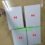 กรอบประชาสัมพันธ์สอดกระดาษ A4 แบบ 4 ช่อง ไม่มีโลโก้