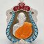 หลวงพ่อหวั่น วัดคลองคูณ เหรียญเสมาชนะศึก หน้ากากเงิน ขอบเงิน (KA1230)