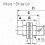 PRCM18-8DN [ Detect 8mm. x PRCM18-8DN Dia 18mm, Long Distance Type Inductive Proximity Sensor ]