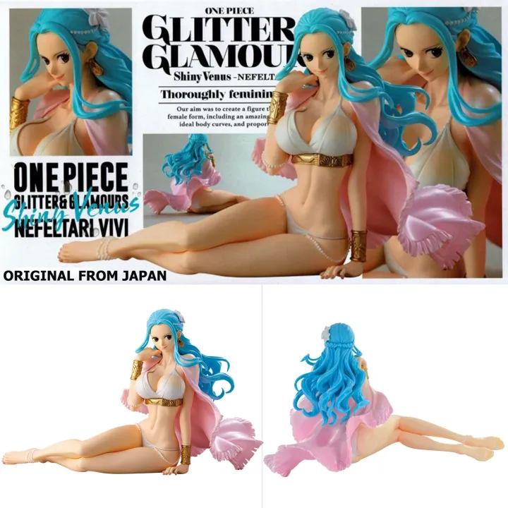 โมเดล ฟิกเกอร์วันพีช ลิขสิทธิ์แท้ Glitter & Glamours NEFELTARI VIVI Shiny Venus